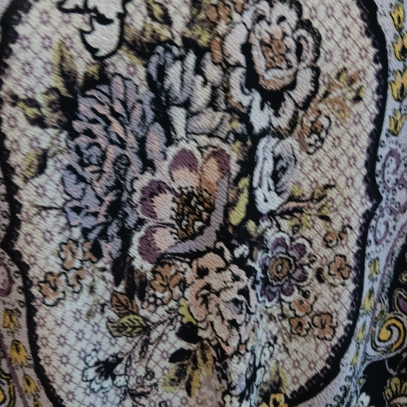 Xhilaration Black and Purple Paisley Dress - Picture 3 of 3